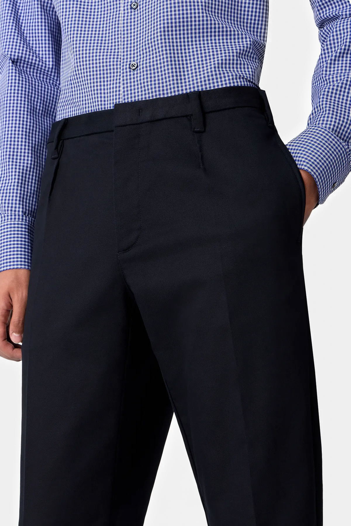 Тёмно-синие брюки Emporio Armani